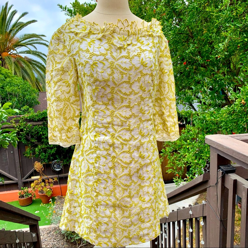 Vintage 1960’s WILSON FOLMAR Eyelet Mini Dress